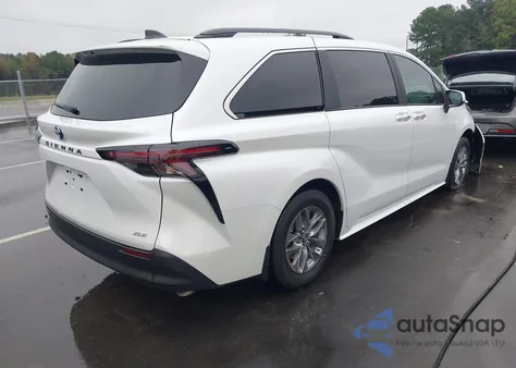2025 Toyota Sienna Xle from USA, damaged, VIN 5TDJRKEC0SS236592